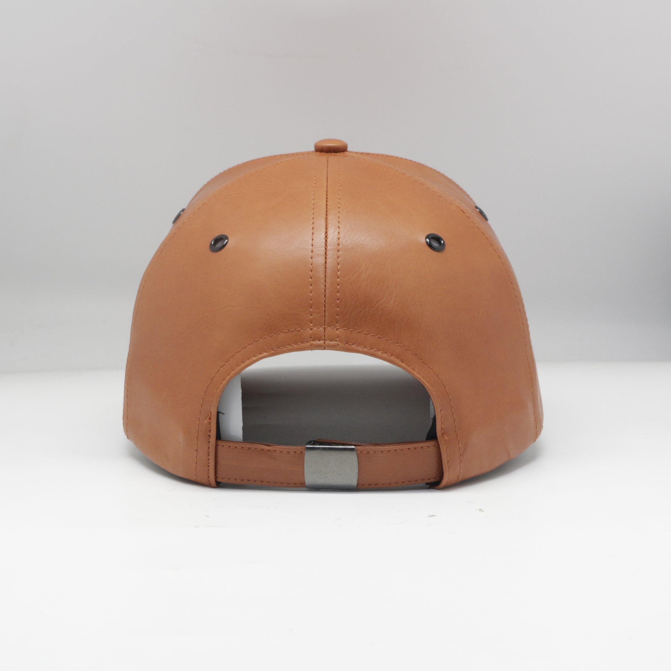 Brown Leather Hat